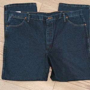 Wrangler Cowboy Cut Slim Fit, Dark Blue  Jeans, 42x30